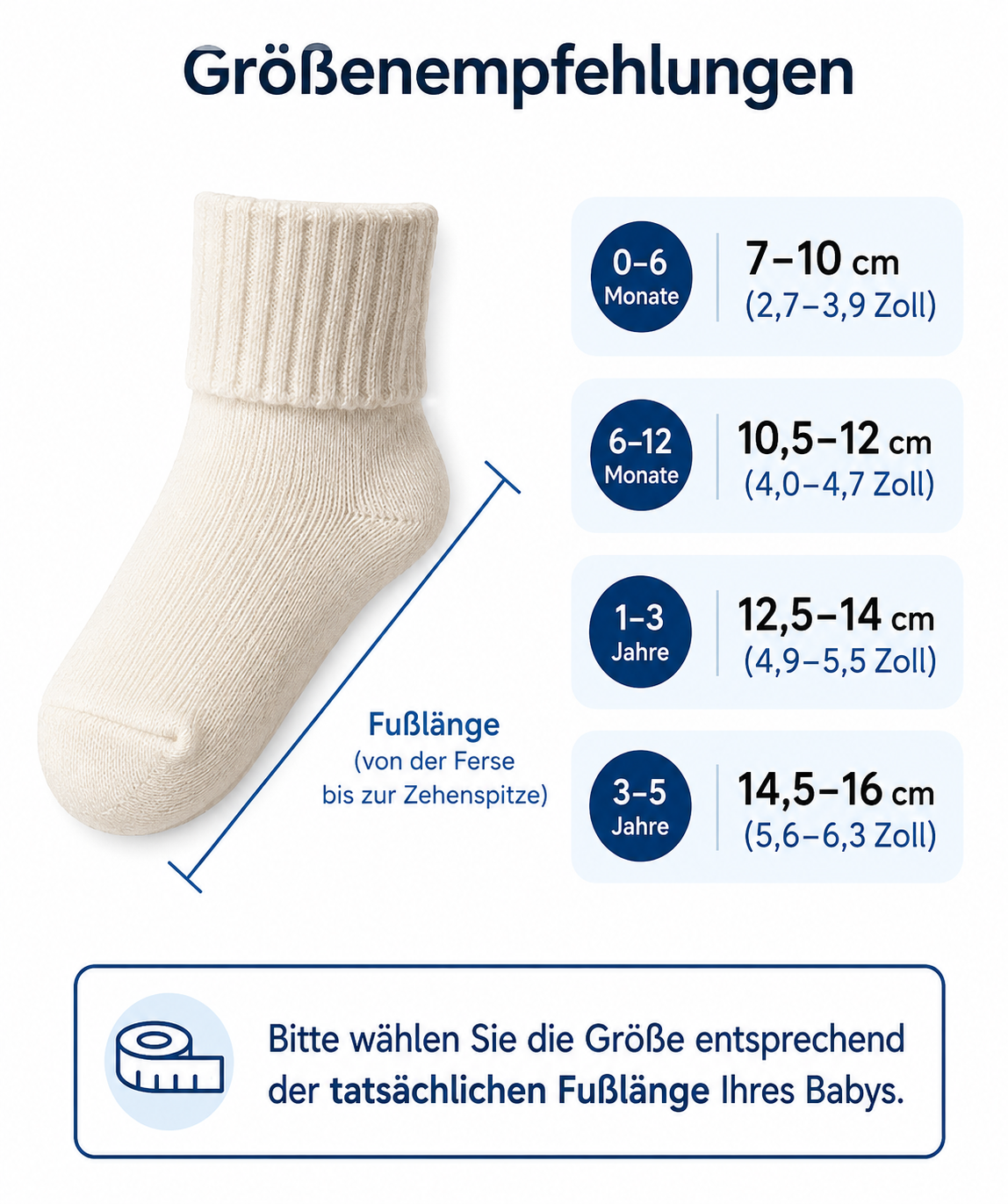 Baby-Bären Socken